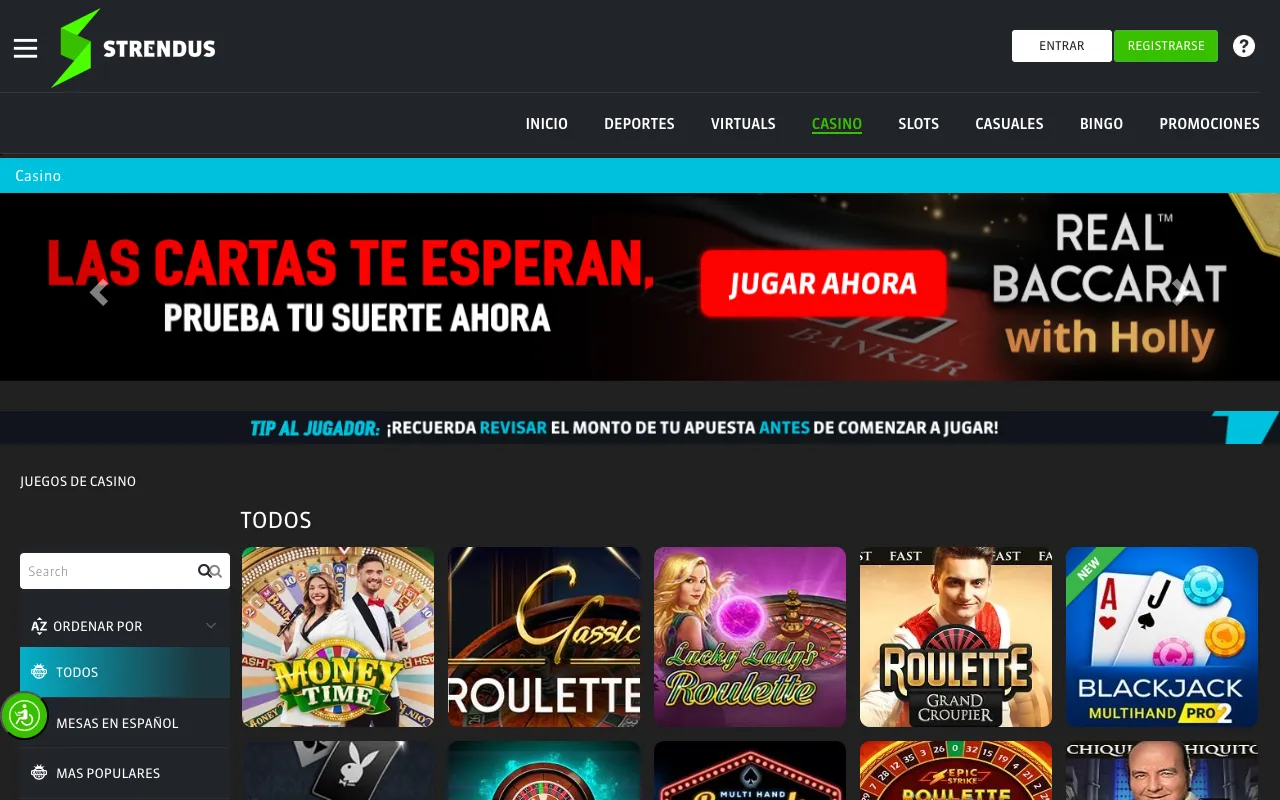Strendus casino online: retiros instantáneos por código QR y más de 4000 tragamonedas en México