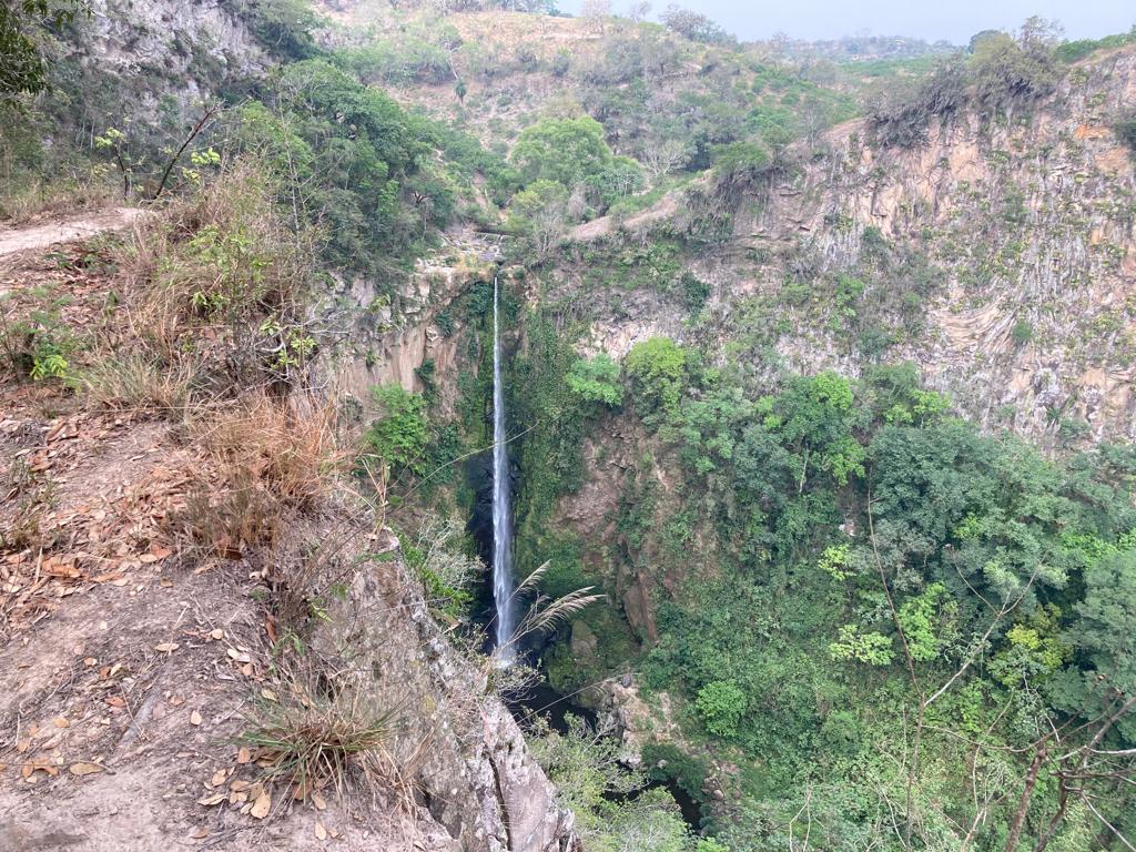 Comienza a secarse la cascada en Chavarrillo