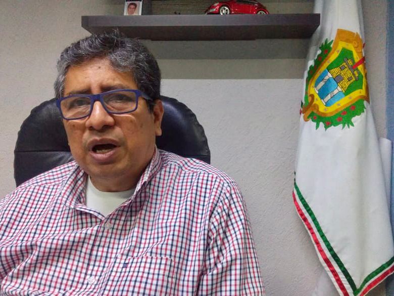 El secretario general del Sindicato Magisterial Veracruzano (SMV), Ramón Domínguez Polo